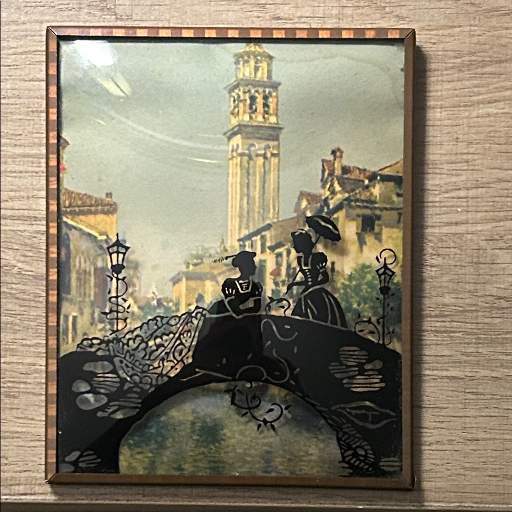 Vintage Silhouette Venetian Gondola Art Prints - Picture 3 of 4